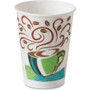 Dixie PerfecTouch Paper Hot Cups, 16 oz, Coffee Haze Design, 50/Sleeve, 20 Sleeves/Carton (DXE5356CDCT) View Product Image