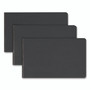 Smead Prong Fastener Premium Pressboard Report Cover, Two-Piece Prong Fastener, 3" Capacity, 8.5 x 14, Black/Black