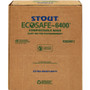 Stout by Envision EcoSafe-6400 Bags, 64 gal, 0.85 mil, 48" x 60", Green, 30/Box