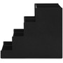 Vertiflex Commercial Grade Narrow Condiment Organizer, 8 Compartments, 6 x 19 x 15.88, Black