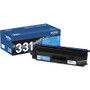 Brother TN331C Original Standard Yield Laser Toner Cartridge - Cyan - 1 Each