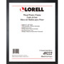 Lorell Solid Wood Poster Frame - 22" x 28" Frame Size - Rectangle - Horizontal, Vertical - Black