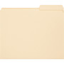 Smead Reinforced Guide Height File Folders, 2/5-Cut Tabs: Right Position, Letter Size, 0.75" Expansion, Manila, 100/Box (SMD10386) View Product Image