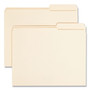 Smead Reinforced Guide Height File Folders, 2/5-Cut Tabs: Right Position, Letter Size, 0.75" Expansion, Manila, 100/Box (SMD10386) View Product Image