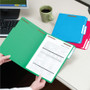 Smead Colored 1/3 Tab Cut Letter Recycled Fastener Folder - 8 1/2" x 11" - (SMD11975)