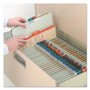 Smead Recycled Pressboard Classification Folders, 2" Expansion, 2 Dividers, 6 Fasteners, Legal Size, Gray-Green, 10/Box