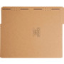 Smead Top Tab Fastener Folders, 1/3-Cut Tabs: Assorted, 0.75" Expansion, 2 Fasteners, Legal Size, Kraft Exterior, 50/Box