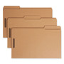 Smead Top Tab Fastener Folders, 1/3-Cut Tabs: Assorted, 0.75" Expansion, 2 Fasteners, Legal Size, Kraft Exterior, 50/Box