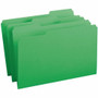 Smead Colored 1/3 Tab Cut Legal Recycled Top Tab File Folder - 8 1/2" x 14" - Top Tab Location - Assorted Tab Position - 11 pt. - 2 Plys