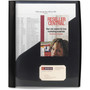 Smead Clear Front Poly Report Cover, Double-Prong Fastener, 0.5" Capacity, 8.5 x 11, Clear/Black, 5/Pack