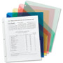 Smead Organized Up Poly Slash Jackets, 2-Sections, Letter Size, Assorted Colors, 5/Pack