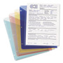 Smead Organized Up Poly Slash Jackets, 2-Sections, Letter Size, Assorted Colors, 5/Pack