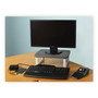 Kensington SmartFit Monitor Stand Plus, 16.2" x 2.2" x 3" to 6", Black, Supports 80 lbs