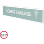 deflecto Superior Image Cubicle Nameplate Sign Holder, 8.5 x 2 Insert, Clear