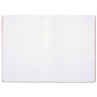 Black n' Red Flexible Cover Casebound Notebooks, SCRIBZEE Compatible, 1-Subject, Wide/Legal Rule, Black/Red Cover, (71) 8.25 x 5.75 Sheets