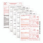 Adams 4-Part 1099-INT Tax Forms with Tax Forms Helper, Fiscal Year: 2024, 4-Part Carbonless, 8 x 5.5, 2 Forms/Sheet, 24 Forms Total