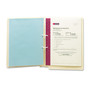Smead Heavyweight Manila Reinforced End Tab U-Clip Fastener Folders, 0.75" Expansion, 1 Fastener, Letter Size, Manila, 50/Box