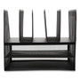 TRU RED Wire Mesh Combination Organizer, Vertical/Horizontal, 7 Sections, Letter-Size, 11.22 x 13.23 x 11.34, Matte Black