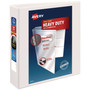 Avery Heavy-Duty Non Stick View Binder with DuraHinge and Slant Rings, 3 Rings, 2" Capacity, 11 x 8.5, White, (5504)