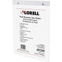 Lorell Wall-Mounted Sign Holders - Support 8.50" x 11" Media - Acrylic - Clear