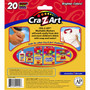 Cra-Z-Art Washable Markers, Broad Bullet Tip, Assorted Classic/Neon/Pastel Colors, 20/Set