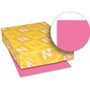 Astrobrights Color Paper, 24 lb Bond Weight, 8.5 x 11, Plasma Pink, 500/Ream