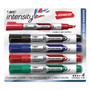 BIC Intensity Dry Erase Marker - Chisel Marker Point - Assorted Ink