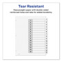 Avery Customizable TOC Ready Index Black and White Dividers, 15-Tab, 1 to 15, 11 x 8.5, 1 Set