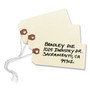 Avery Unstrung Shipping Tags, 11.5 pt Stock, 4.75 x 2.38, Manila, 1,000/Box