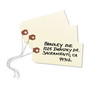 Avery Unstrung Shipping Tags, 11.5 pt Stock, 4.75 x 2.38, Manila, 1,000/Box