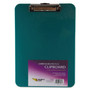 Mobile OPS Unbreakable Recycled Clipboard, 0.25" Clip Capacity, Holds 8.5 x 11 Sheets, Green (BAU61626) View Product Image