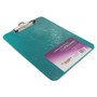 Mobile OPS Unbreakable Recycled Clipboard, 0.25" Clip Capacity, Holds 8.5 x 11 Sheets, Green