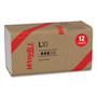 WypAll L10 SANI-PREP Dairy Towels, Banded, 2-Ply, 9.3 x 10.5, Unscented, White, 200/Pack, 12 Packs/Carton