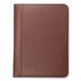 Samsill Contrast Stitch Leather Padfolio, 8 1/2 x 11, Leather, Tan (SAM71716) View Product Image