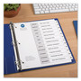 Avery Customizable TOC Ready Index Black and White Dividers, 12-Tab, Jan. to Dec., 11 x 8.5, 1 Set