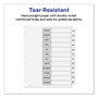 Avery Customizable TOC Ready Index Black and White Dividers, 12-Tab, Jan. to Dec., 11 x 8.5, 1 Set