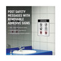 Avery Surface Safe Removable Label Safety Signs, Inkjet/Laser Printers, 5 x 7, White, 2/Sheet, 15 Sheets/Pack