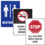 Avery Surface Safe Removable Label Safety Signs, Inkjet/Laser Printers, 5 x 7, White, 2/Sheet, 15 Sheets/Pack
