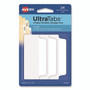 Avery Ultra Tabs Repositionable Tabs, Wide and Slim: 3" x 1.5", 1/3-Cut, White, 24/Pack