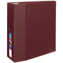 Avery Heavy-Duty Non-View Binder with DuraHinge, Three Locking One Touch EZD Rings and Thumb Notch, 5" Capacity, 11 x 8.5, Maroon