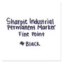 Sharpie Industrial Permanent Marker Value Pack, Fine Bullet Tip, Black (SAN2003898) View Product Image