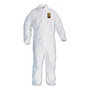 KleenGuard A40 Elastic-Cuff and Ankles Coveralls, 4X-Large, White, 25/Carton (KCC44317) View Product Image