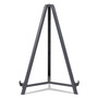 MasterVision Quantum Heavy Duty Display Easel, 35.62" to 61.22" High, Plastic, Black