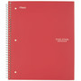 Five Star Wirebound Notebook, 1-Subject, Medium/College Rule, Red Cover, (100) 11 x 8.5 Sheets