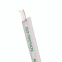 Eco-Products Clear Wrapped Straw, 7.75", PLA, 400/Pack, 24 Packs/Carton