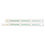 Eco-Products Clear Wrapped Straw, 7.75", PLA, 400/Pack, 24 Packs/Carton