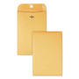 Quality Park Park Ridge Kraft Clasp Envelope, #55, Square Flap, Clasp/Gummed Closure, 6 x 9, Brown Kraft, 100/Box (QUA43055) View Product Image