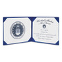 AbilityOne 7510001153250, SKILCRAFT Award Certificate Binder, 8.5 x 11, Air Force Seal, Blue/Silver