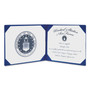 AbilityOne 7510001153250 SKILCRAFT Award Certificate Binder, 8.5 x 11, Air Force Seal, Blue/Silver (NSN1153250) View Product Image