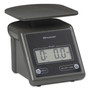 Brecknell Electronic Postal Scale, 7 lb Capacity, 5 1/2 x 5 1/5 Platform, Gray View Product Image